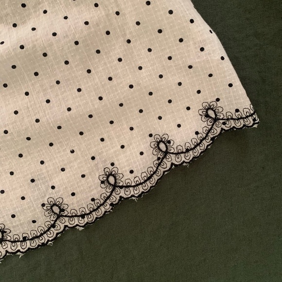 NWT River Island Cotton embroidered high neck blouse in white - Picture 6 of 6